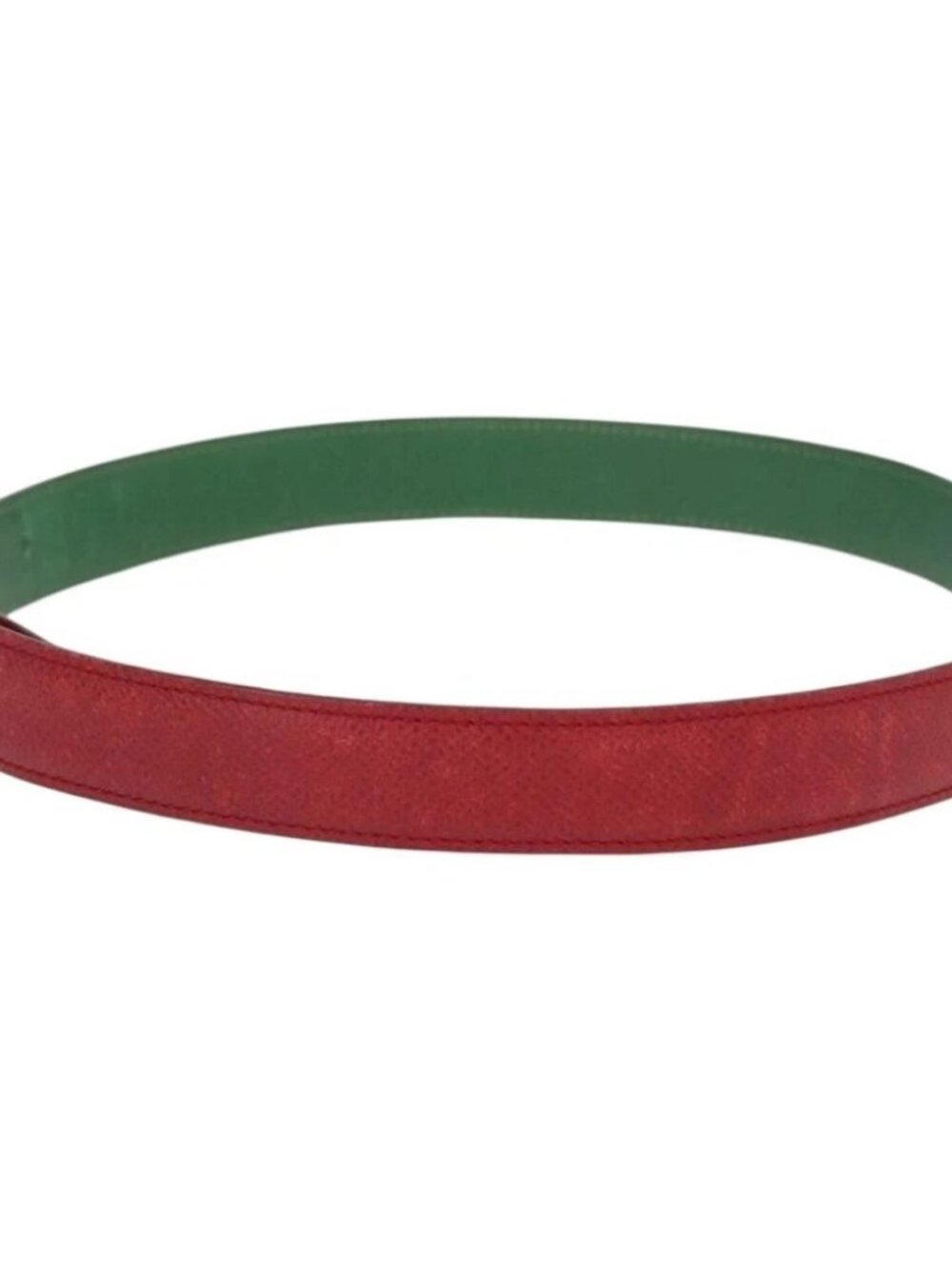 HERMES Constance Belt Leather 28.7" Red Auth - Picture 5 of 11